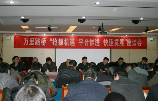 萬里路橋“搶抓機遇 平臺推進 快速發(fā)展”座談會圓滿結(jié)束